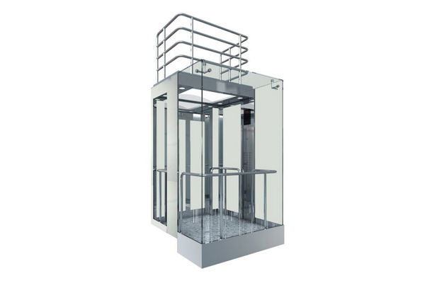 Indoor Panoramic Sightseeing Circular Glass Elevator Lift DZ-G01