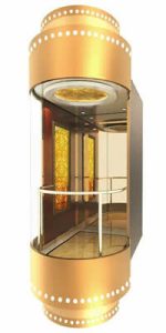 Golden panoramic lift